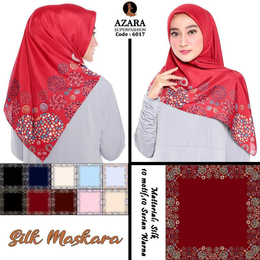 jilbab segi empat /  jilbab azara / segi empat motif / segi empat silk / jilbab segi empat