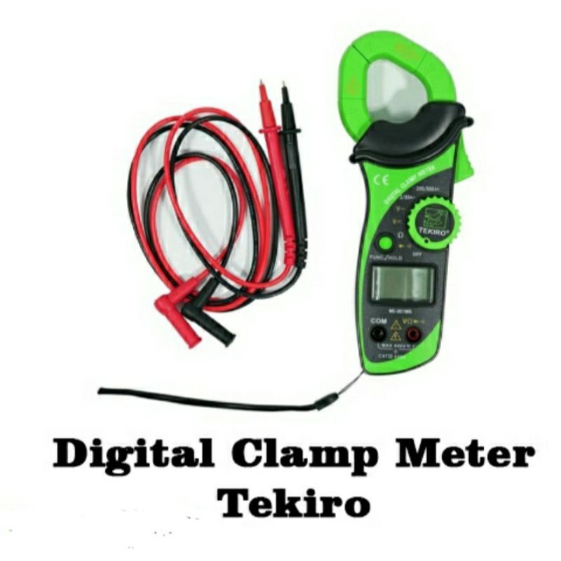 Tekiro Digital clam meter Avometer pengukur listrik digital