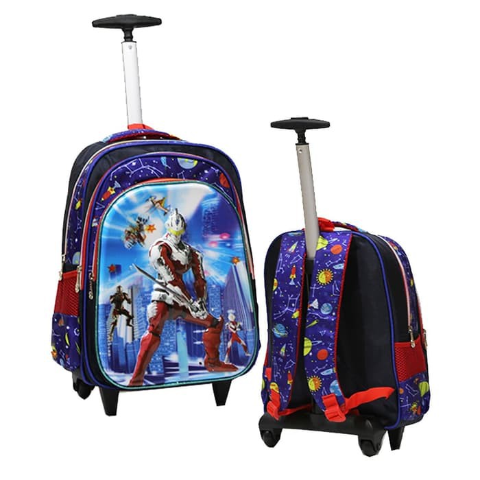 Tas Troli Anak Trolley Ransel Sequin Berubah Warna Lol Anak Sd Si JV426 Promo Sd Ultraman 5D Gagang