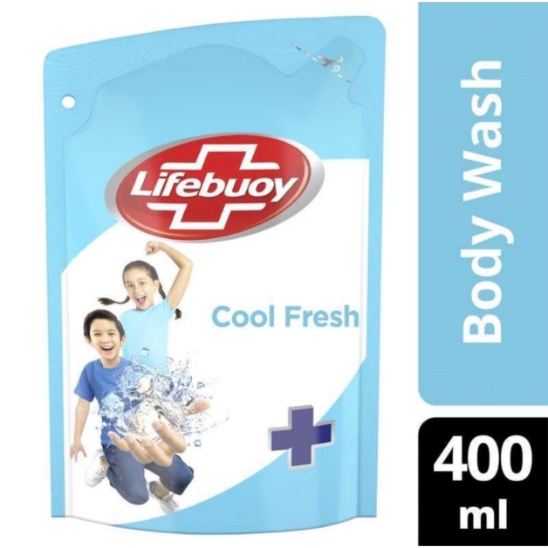 Lifebuoy sabun mandi cair cool fresh 400ml