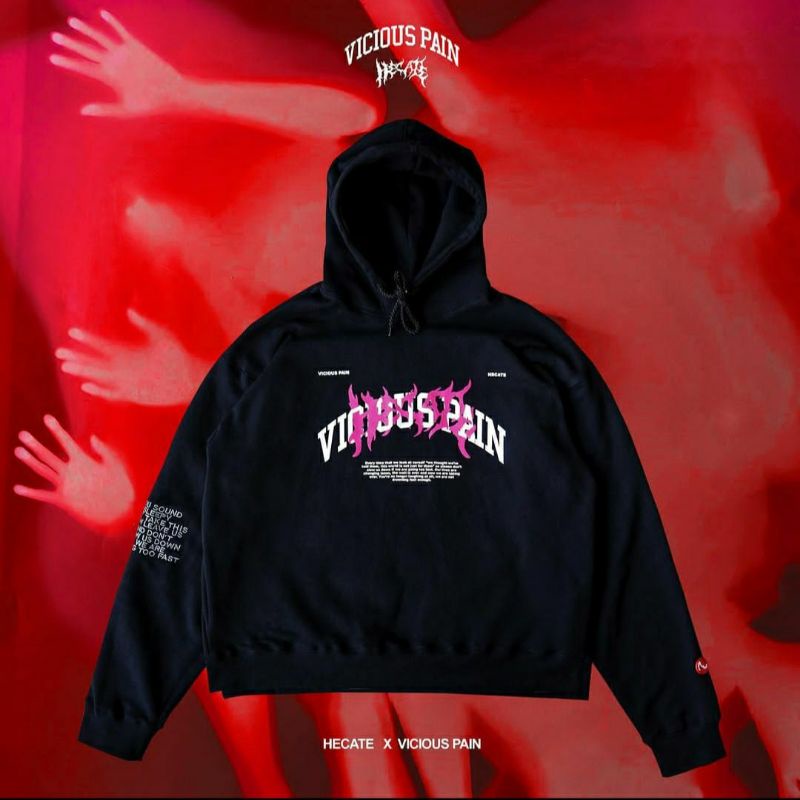 HECATES OFFICIAL X VICIOUS PAIN HOODIE