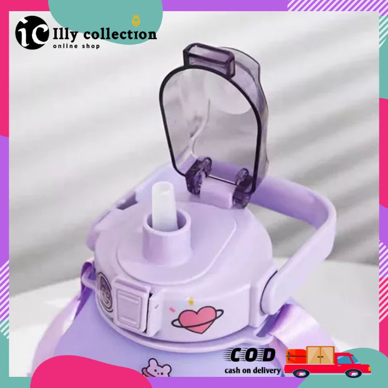 Botol Gemoy Kotak Gradasi 1,5 Liter Stiker 2d 3d