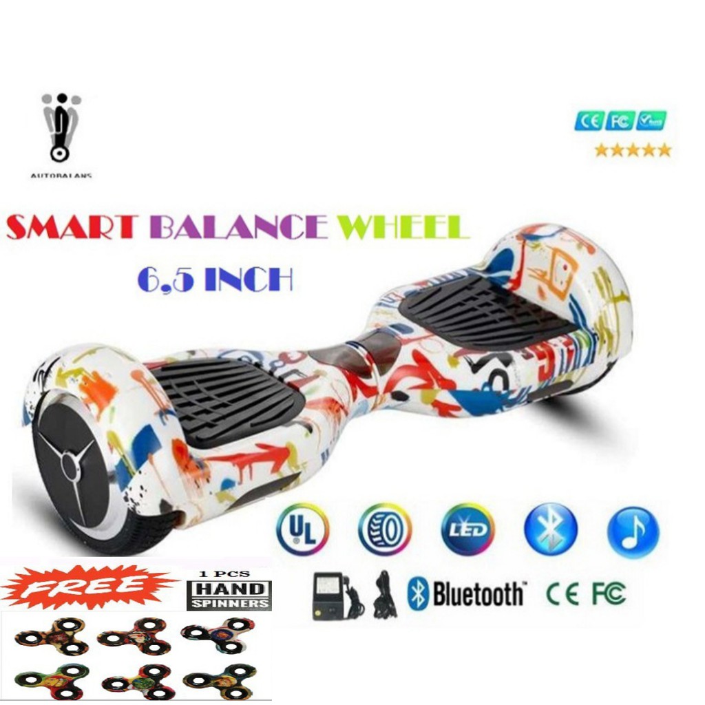 FREE..! 1Pcs Spinner !Smart Balance Wheel 6,5 Inchi / Hover Board Smart wheel balance FREEGYROSCOPE!