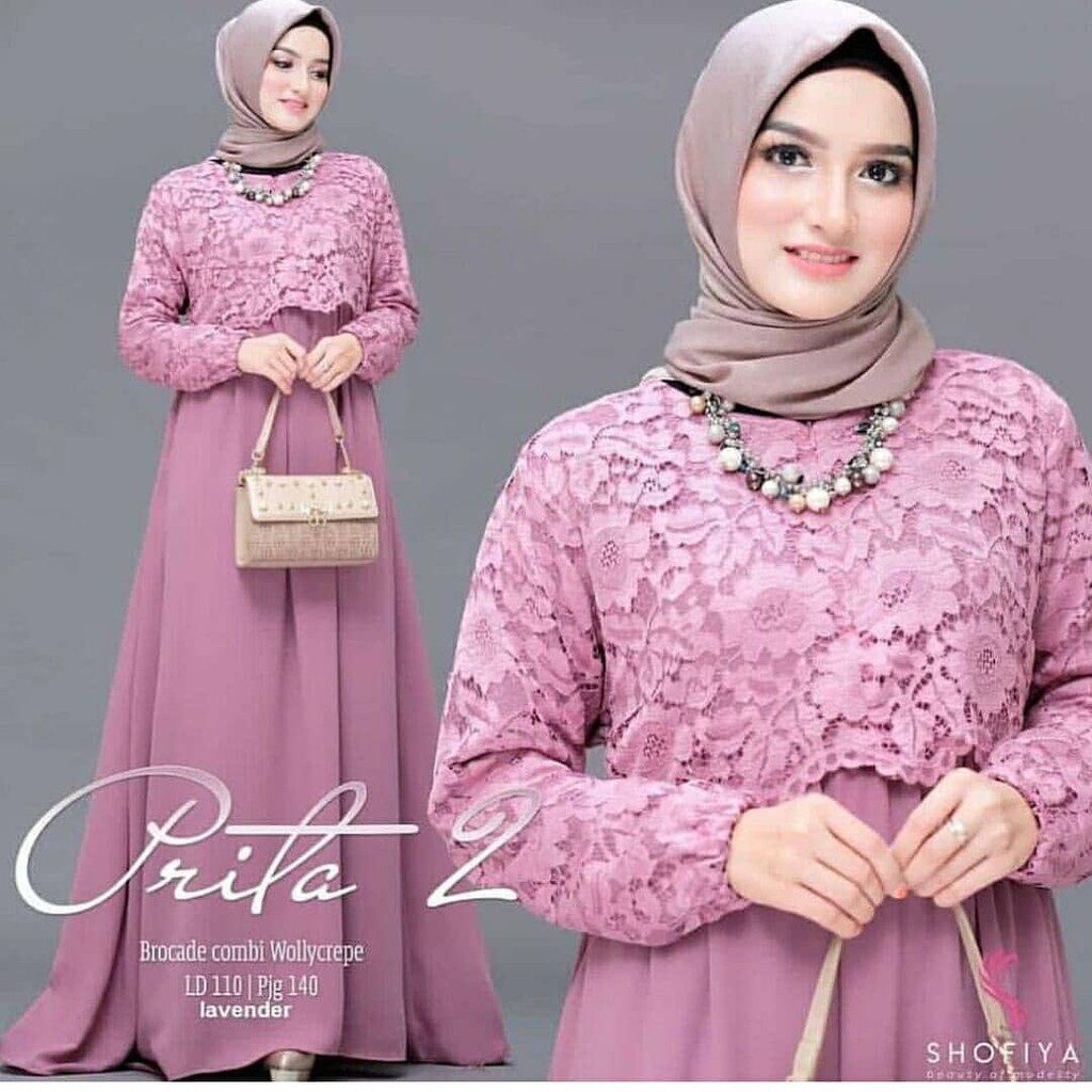 PRITHA DRESS / casual dress / maxi / dress wanita muslimah / baju kekinian