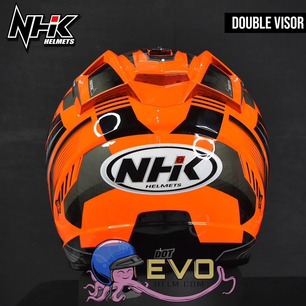 NHK GP 1000 SE PLASMA ORANGE FLUO SILVER