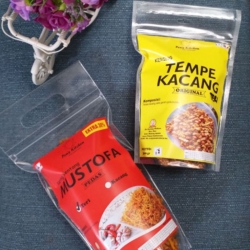 

PAKET HEMAT MIX TERI : KENTANG MUSTOFA MIX TERI 250GR DAN KERING TEMPE TERI 350GR