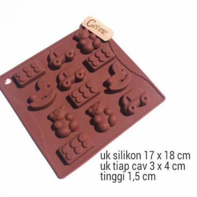 Silikon coklat doll