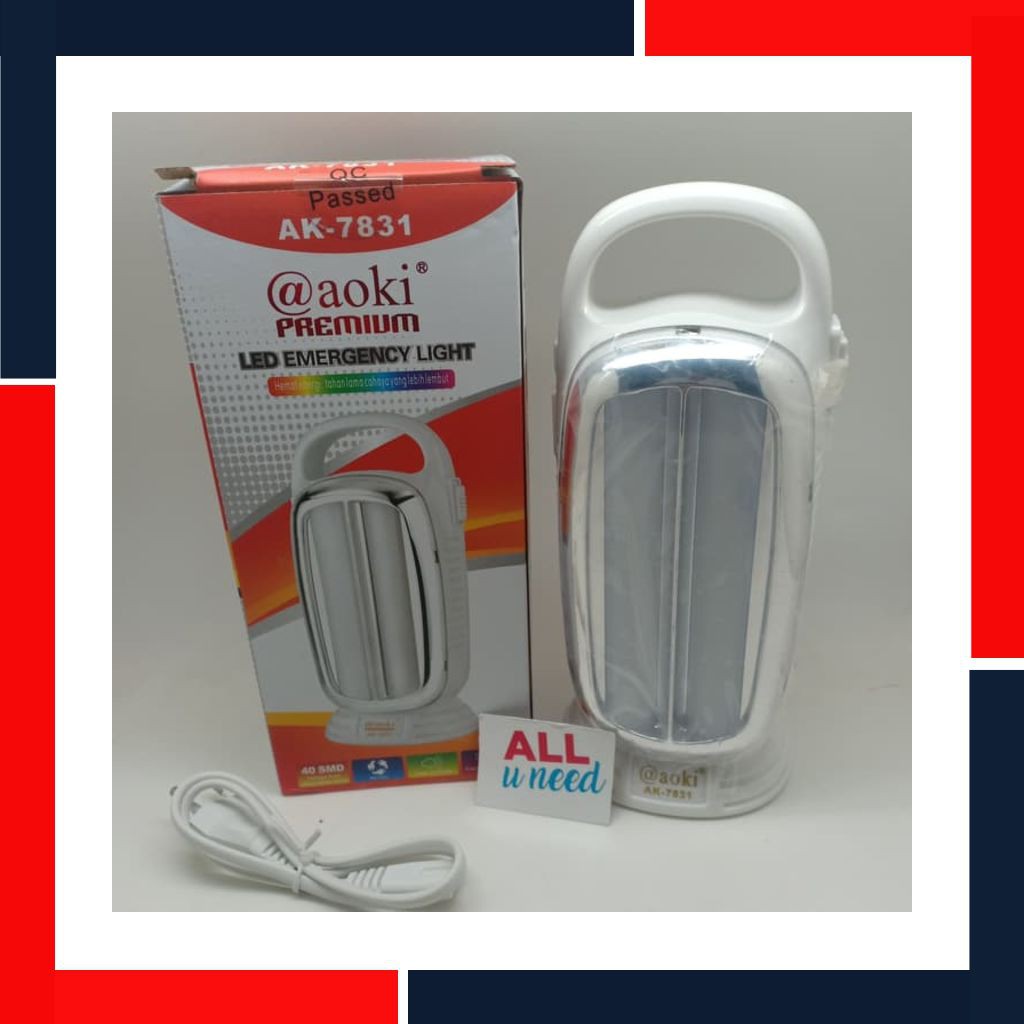 Terlaris Lampu Emergency Aoki Ak-7831 - Lampu Led Aoki Ak 7831 Legendaris 89  -.All U