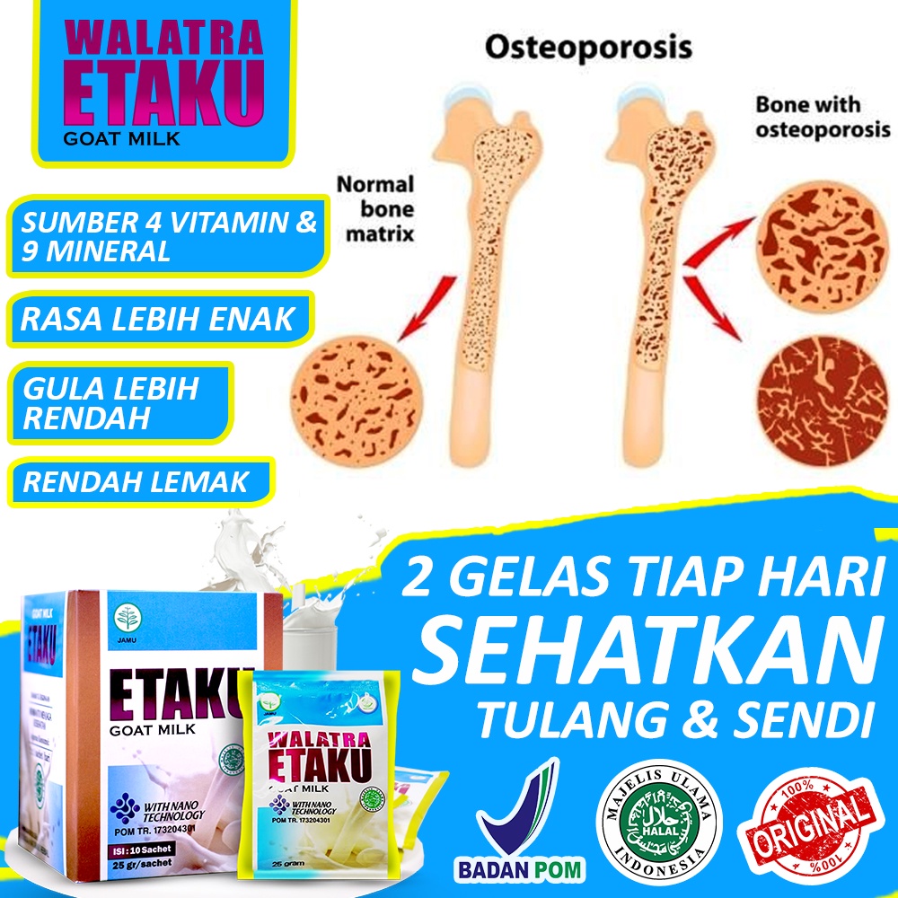 

Susu kambing untuk keropos tulang osteoporosis stroke obat syaraf kejepit obat tulang dan sendi susu lansia rendah gula etaku susu kambing etawa asli