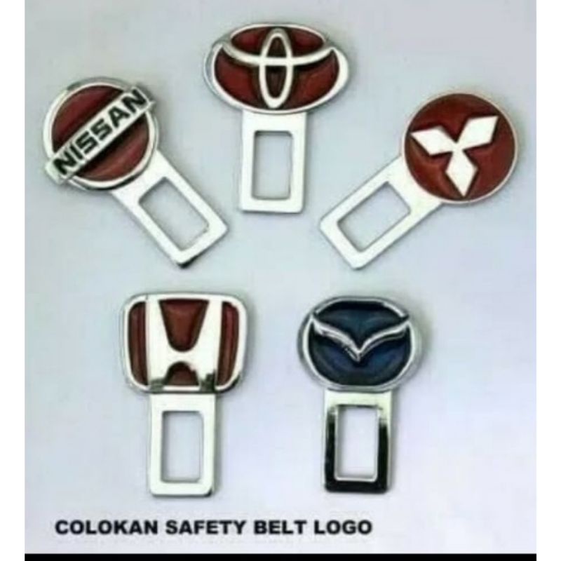 colokan safetybelt/ set belt logo mobil Toyota rush