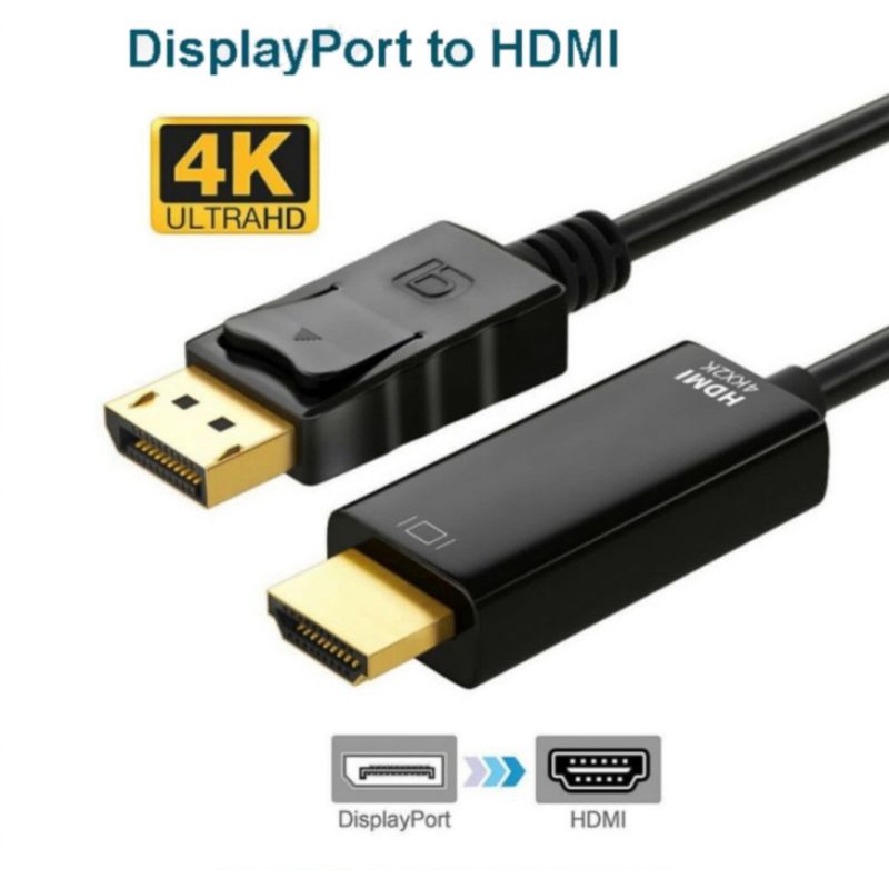 kabel dp port to hdmi 4k 1,8m ultra HD