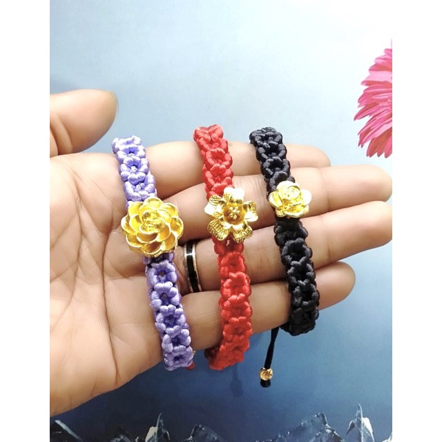 Jual Gelang tangan wanita gelang rajut tali gelang charm perhiasan gelang Low Price!