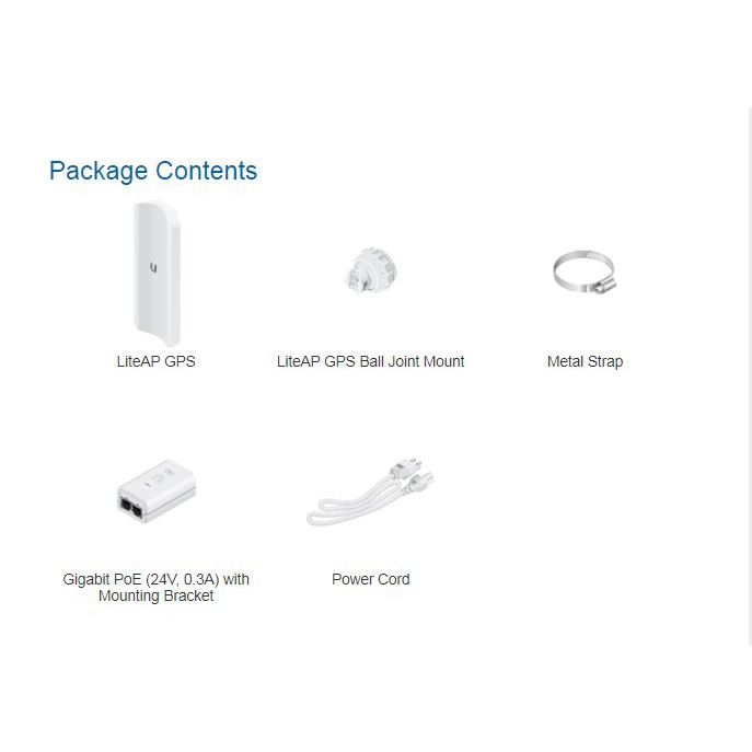 Ubiquiti LAP GPS LiteAP ac 5GHz 17dBi 90deg