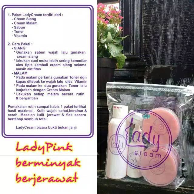 LADY CREAM BEAUTY SKINCARE / LADY CREAM PINK / LADY CREAM GOLD