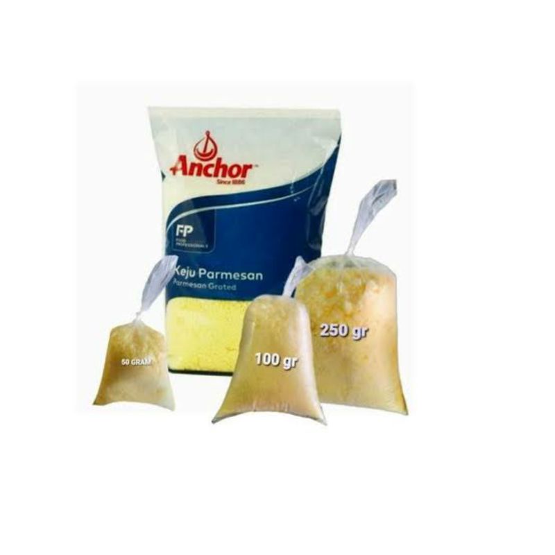 

Keju Anchor Parmesan cheese repack 100gr
