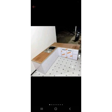 kitchen set meja dapur minimalis