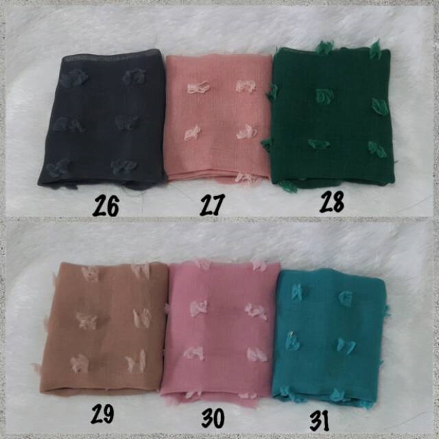 Kain Perca Sisa Kain Linen Rubiah