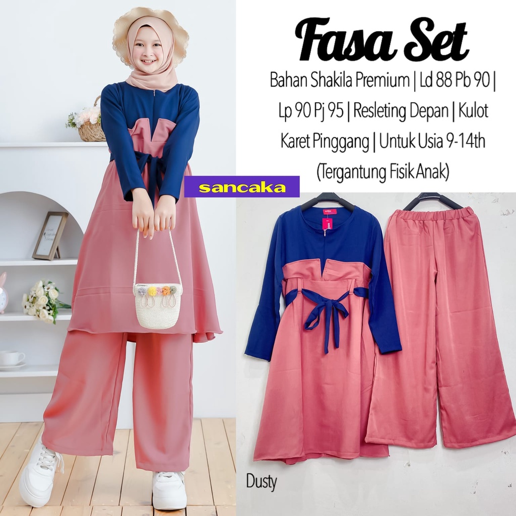FASA SET KIDS SHAKILA PREMIUM