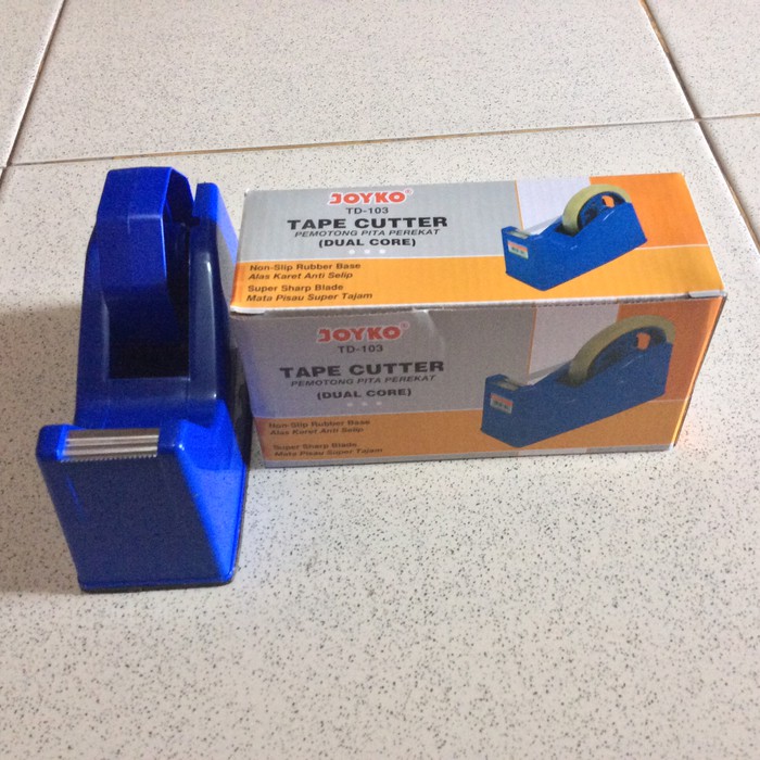 

Baterai Alkaline - Tinta Stempel - Plastik Wraping Tape Dispenser / Tape Cutter Joyko Td-103 Produk