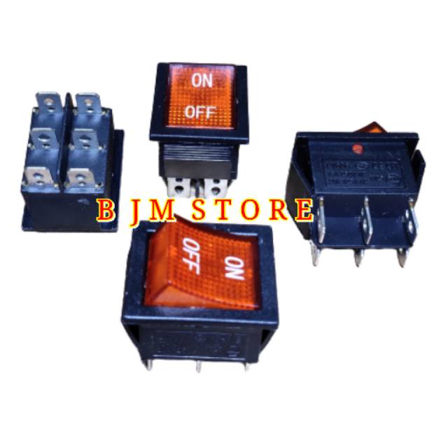 Saklar Switch Lampu Besar 6Pin ON -OFF 6 Kaki