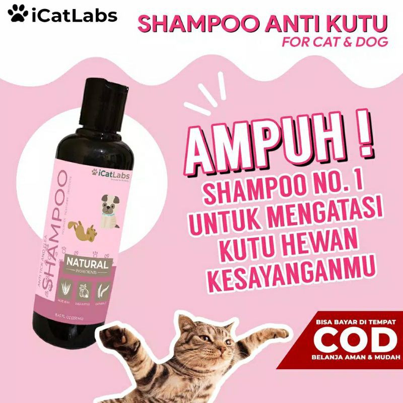 SHAMPO KUCING SHAMPO ANJING ANTI KUTU
