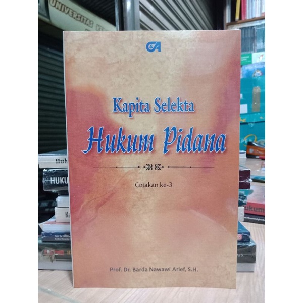 KAPITA SELEKTA HUKUM PIDANA