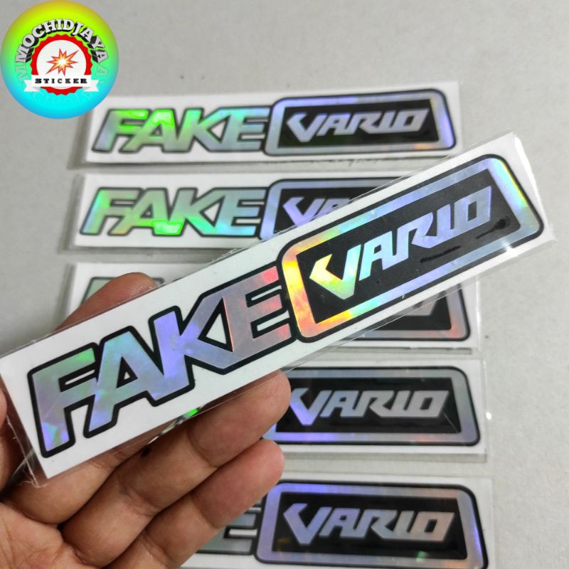 Stiker cutting fake vario hologram sticker fake vario hologram terbaik