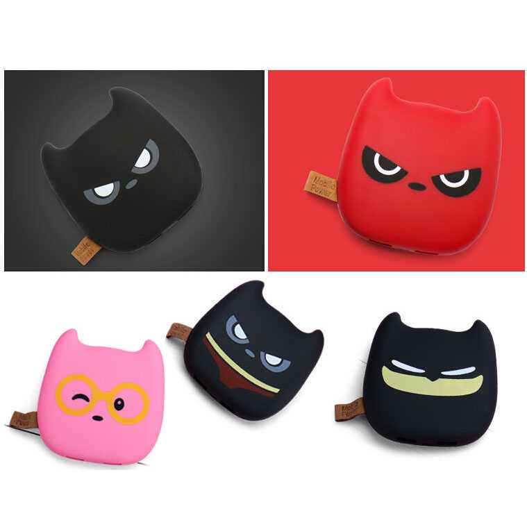 ANAN Devil Horn Power Bank 12000mAh / Powerbank Mini fast Charging Karakter Lucu / Power Bank Karakter Portable Kapasitas Besar / Alat Pengisi Daya Cepat Dual Input / Powerbank Xiaomi Oppo Vivo / Mini Powerbank CUte Cat Portable Murah