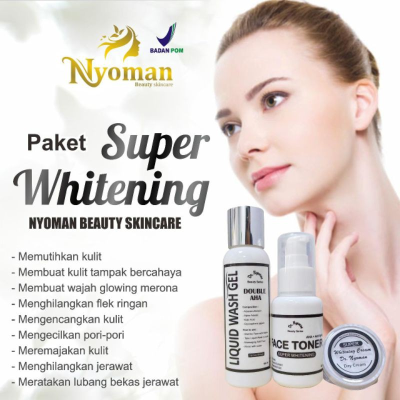 Paket Super Whitening Skincare Dr.Nyoman