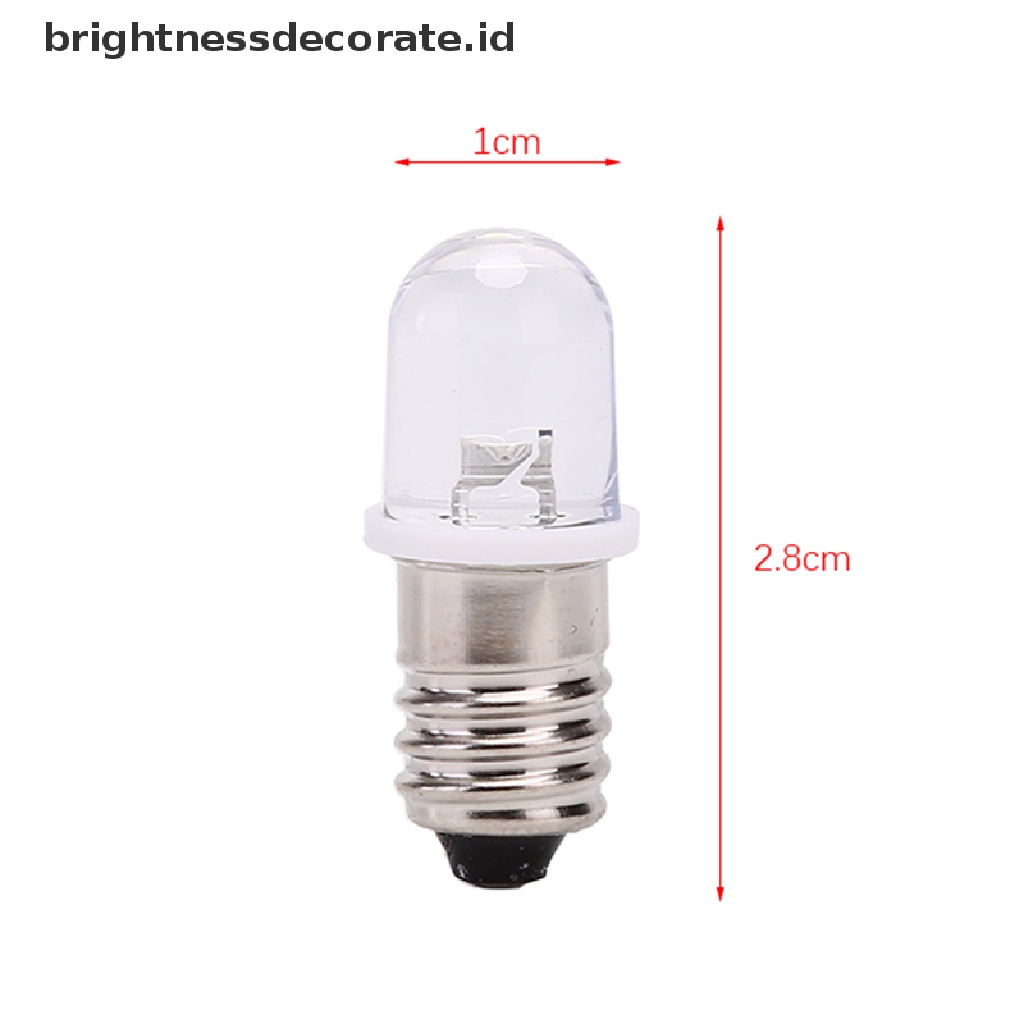 [birth] 5pcs E10 Led Bulb DC 3V 4.5V Instrument Bulb Indicator Bulb Flashlight Bulb [ID]