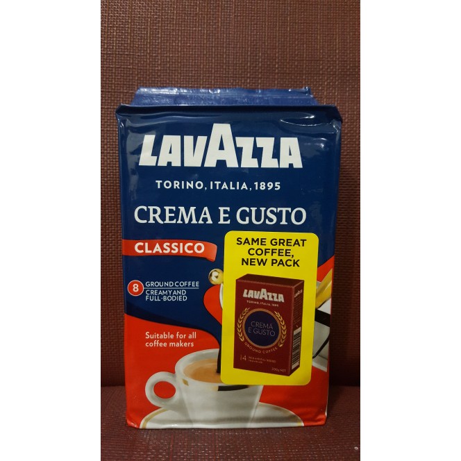 

Lavazza Ground Coffee Crema E Gusto Classico 200gr