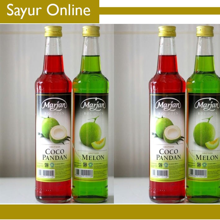 

(1 Botol) Sirup Marjan Boudoin Cocopandan Melon Grosir Sirup Marjan Murah