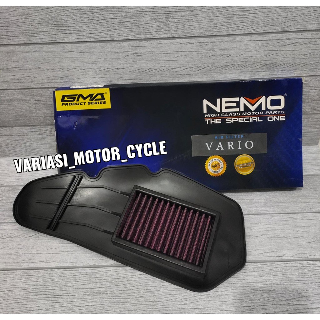 FILTER AIR VARIO 125 150 LED NEMO / FILTER SARINGAN UDARA VARIO 125 150 LED NEMO ORIGINAL