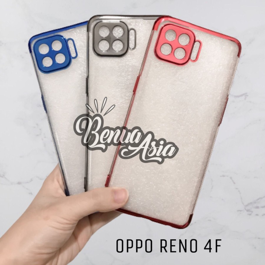 CASE PREMIUM SHINING CHROME OPPO RENO 4F - GA