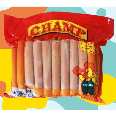 Jual Champ Chicken Sausage Kg Champ Sosis Ayam Kg Indonesia Shopee Indonesia