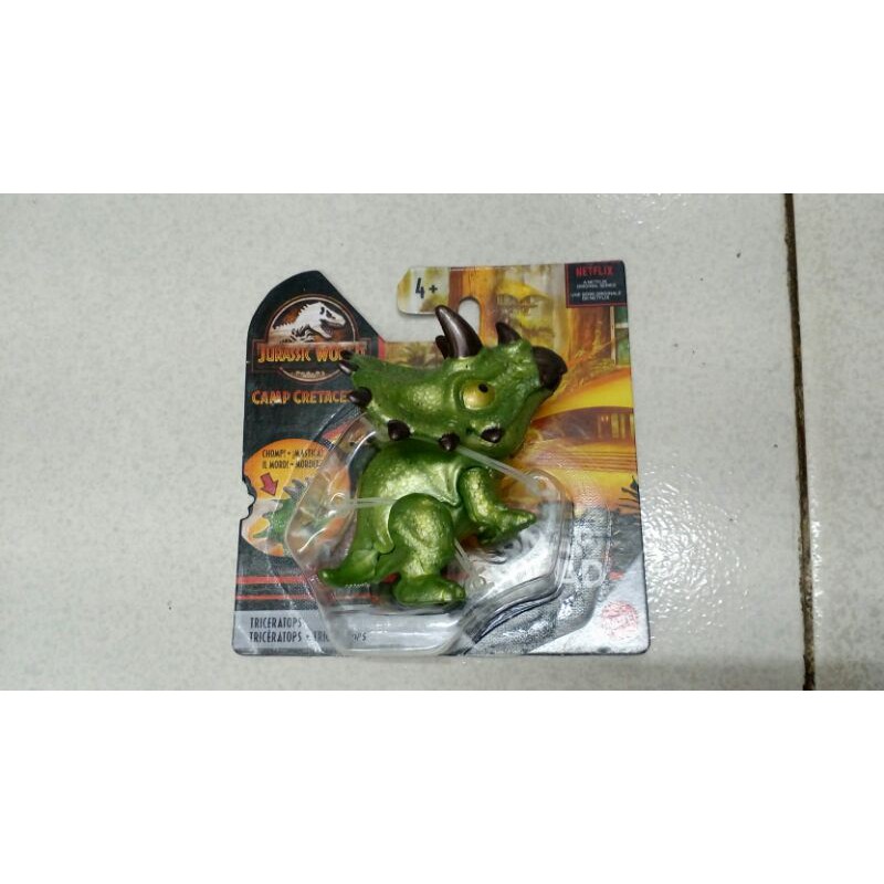 Dino Snap Squad Triceratops Original Mattel