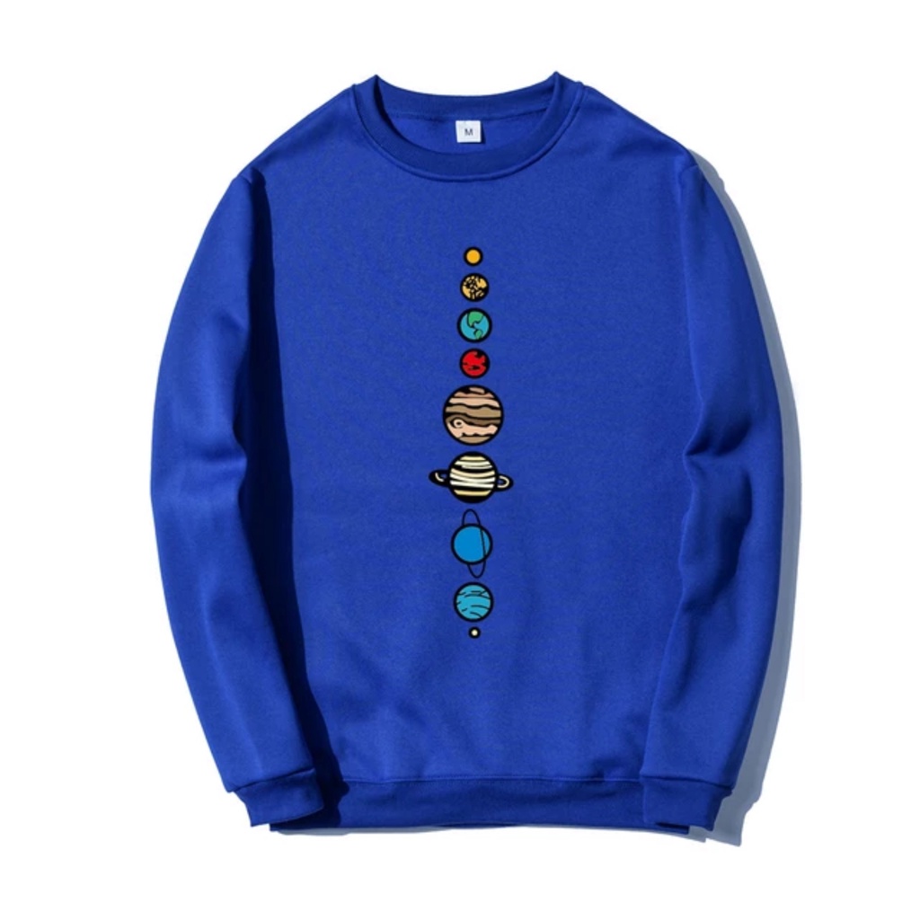 ASTRONOMI Basic Sweater II ASTRONOMI Sweater Crewneck II Sweatshirt SIZE M - XL ( Pria &amp; Wanita / Anak &amp; Dewasa )