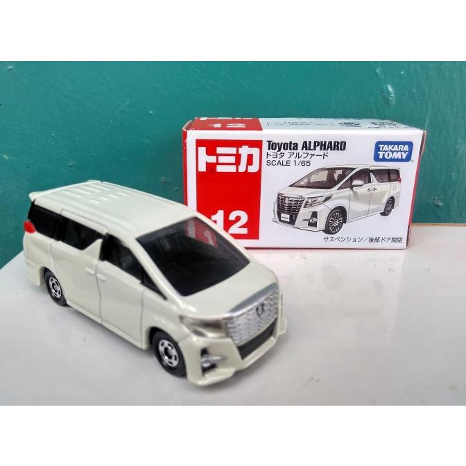 Tomica No 12 Toyota Alphard Putih Miniatur Mobil Diecast Takara Tomy