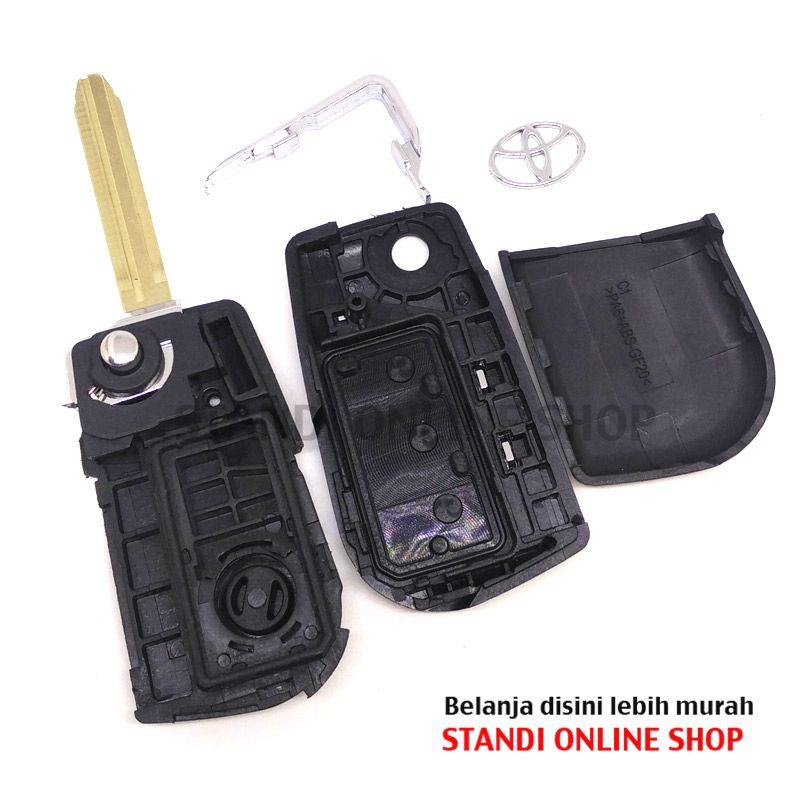 Casing Remote Rumah Kunci Mobil Toyota All New Kijang Innova Reborn