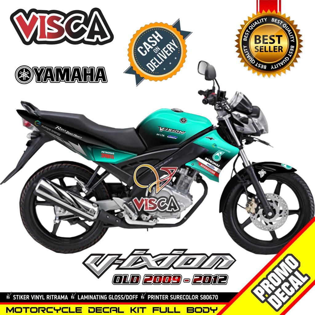 Decal Vixion Old Full Body Stiker Vixion Old Full Body Striping Vixion Old Variasi Keren Decal Holog