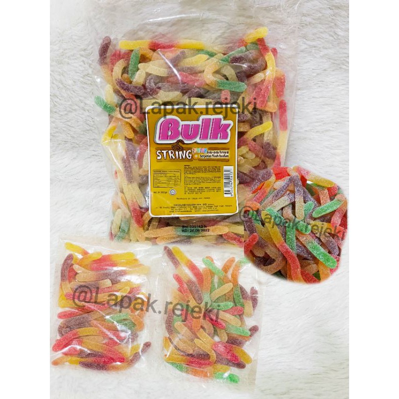 100gram HALAL Permen Gula Kenyal Berperisa Buah / Permen Jelly / Permen Yupi Ular Malaysia