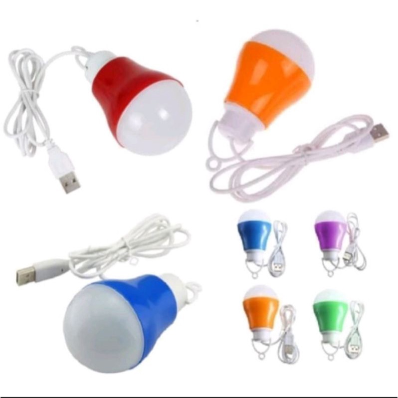 LAMPU BOHLAM USB COLOK POWE BANK