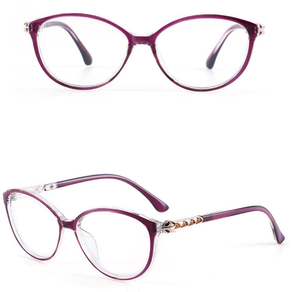 ❈ROWAN❈ New Fashion Round Glasses Vintage Optical Glasses Eyeglasses Frame Portable Vision Care Oversized Women Men Spectacles/Multicolor
