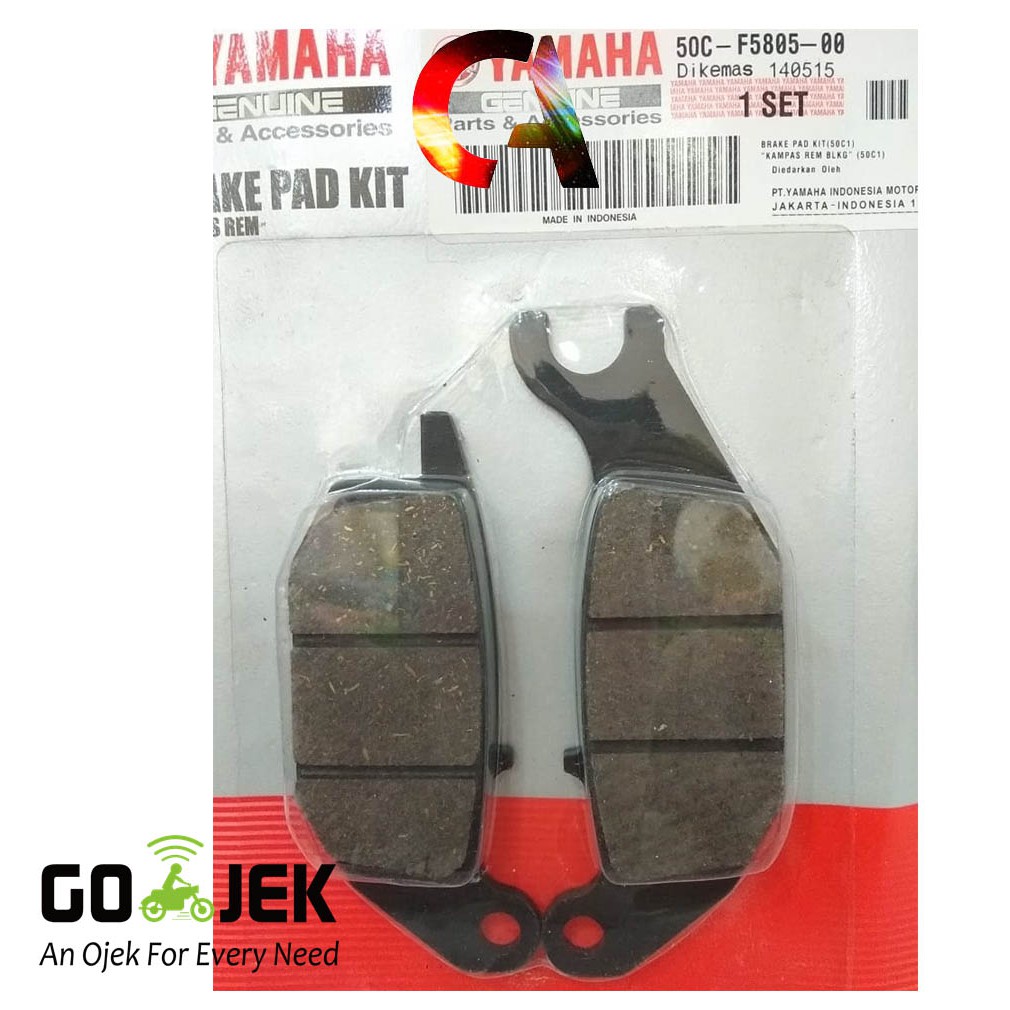 Kampas Rem Belakang Diskpad Brakepad Belakang Yamaha Vixion New JupiterMX 50c