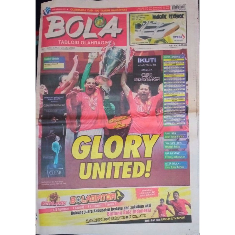 Tabloid BOLA 23 Mei 2008