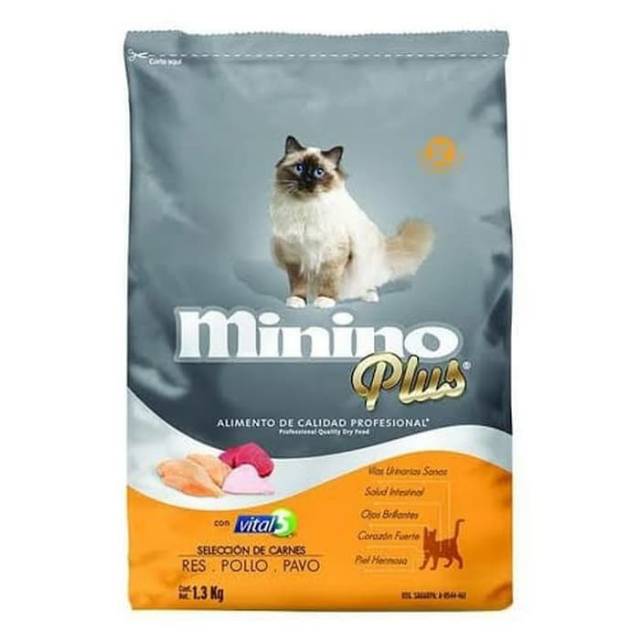 Makanan Kucing Minino Plus 1.3kg