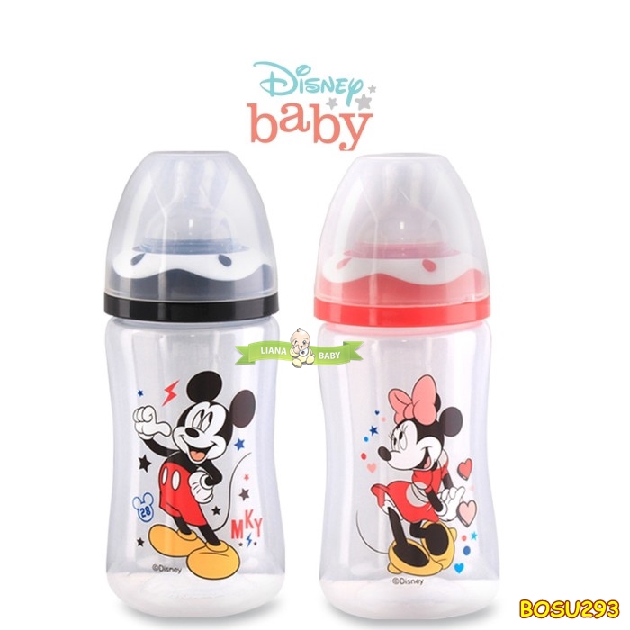 BOSU293 BOTOL SUSU LUSTY BUNNY DISNEY BABY WIDENECK 250 ML DMM2021