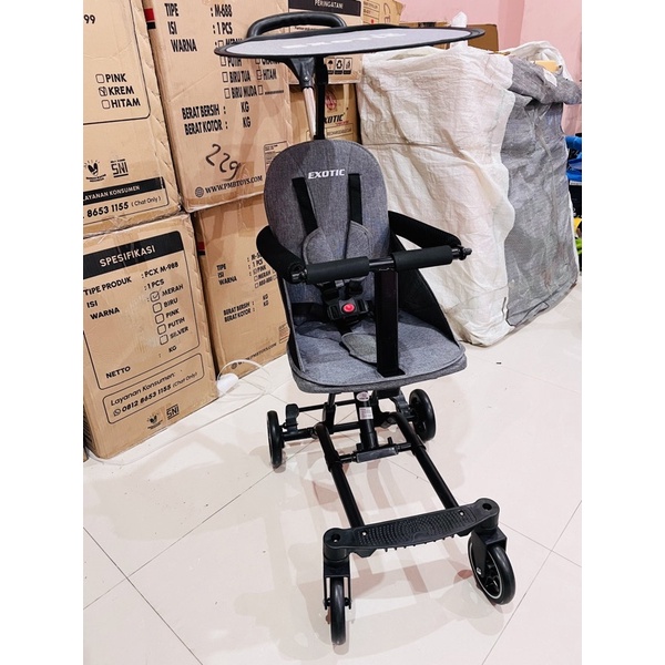 STROLLER BAYI SPACE BABY Magic Trike Exotic LW 112 by pacific dengan kanopi MAINAN ANAK