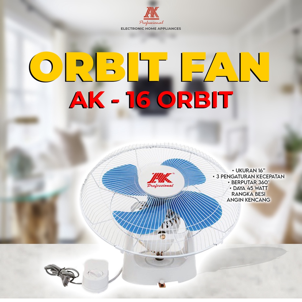 Kipas Angin / Orbit Fan AK 16&quot; MURAH BANGET / GARANSI RESMI