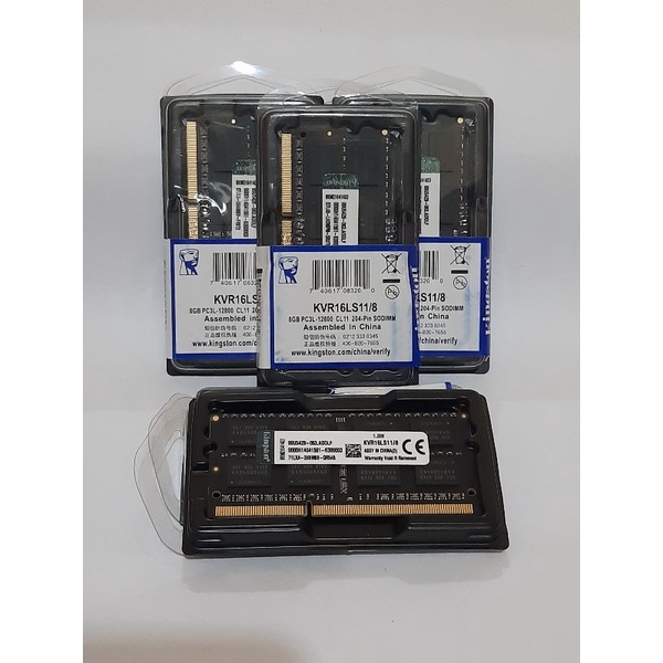 Sodim Kingston Ddr3L 8Gb 12800 / Sodim Pc3L - 8Gb